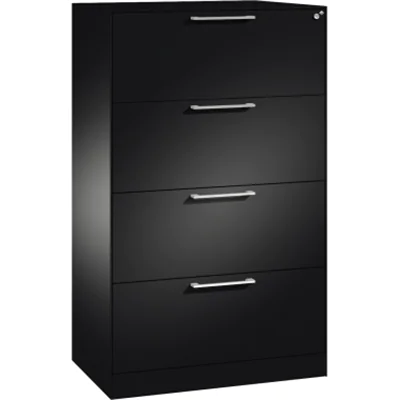 C+P Hängeregistraturschrank Asisto 146023412S10106 A4 2bahnig sgr/sgr