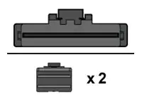 Supermicro - SATA- / SAS-Kabel - Slim SAS x8 zu 4x Mini SAS HD (SFF-8643) - 37/30 cm