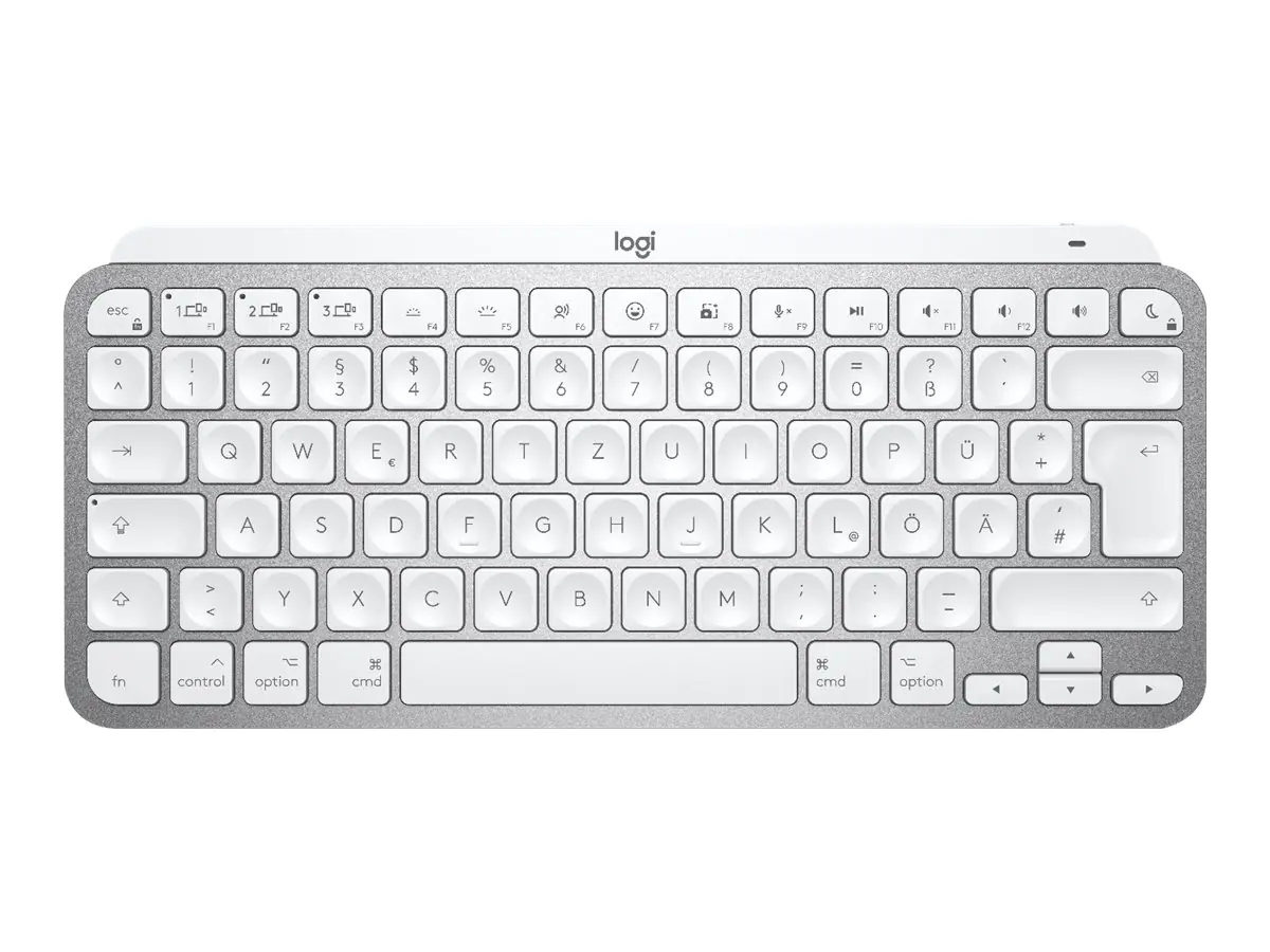 Logitech MX Keys Mini for Mac - Tastatur - hinterleuchtet - Bluetooth - QWERTZ - Schweiz - Pale Gray