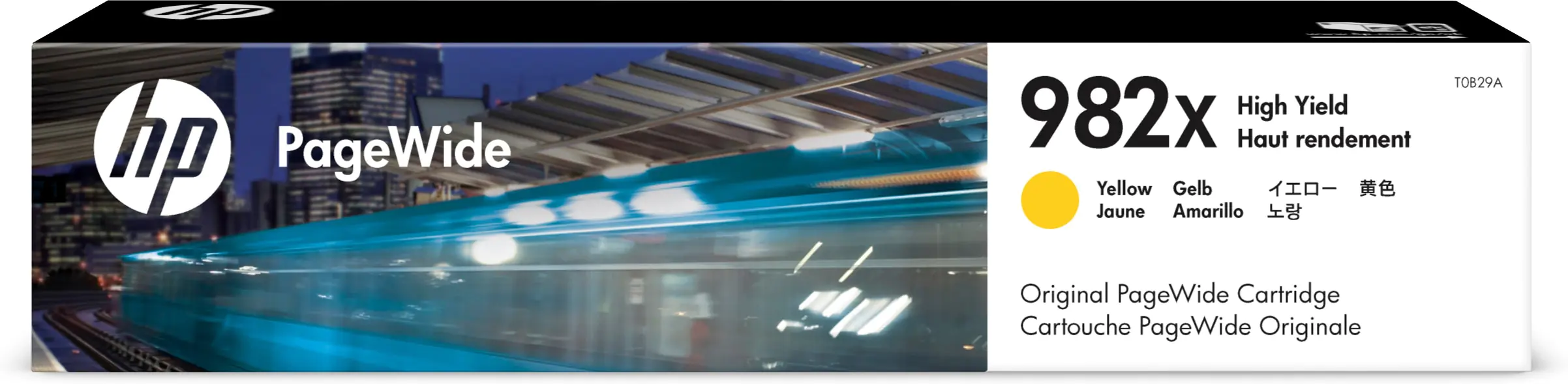 HP 982X - 114 ml - Hohe Ergiebigkeit - Gelb - Original - PageWide - Tintenpatrone - für PageWide Enterprise Color 765, MFP 780; PageWide Enterprise Color Flow MFP 785