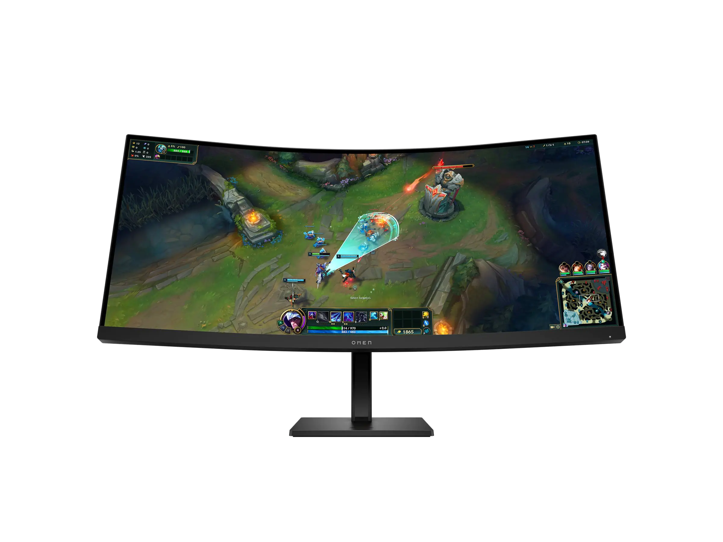 HP OMEN by HP 34c G2 - LED-Monitor - Gaming - gebogen - 86.4 cm (34") AV4C1E9#ABB
