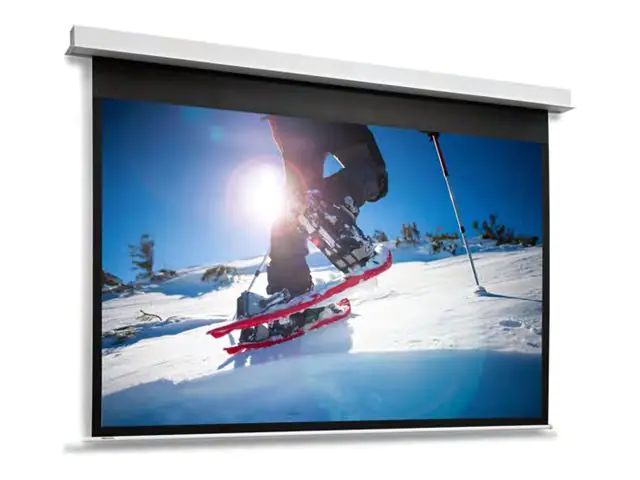 Projecta Da-Lite DescenderPro - Projektionswandfläche mit Motor und Walze -