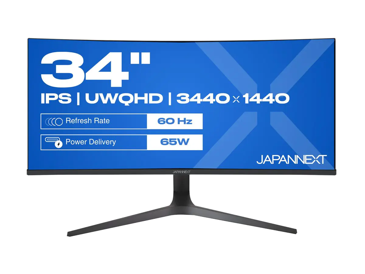 JAPANNEXT JN-IPS340UWQHD60C-C65W-HS - LED-Monitor - 86.4 cm (34")