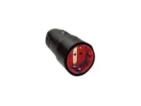 Bachmann DIN 49440 - Netzanschluss - CEE 7/4 (W) - 250 V - 16 A - Schwarz