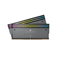 CORSAIR Dominator Titanium RGB - DDR5 - Kit - 64 GB: 2 x 32 GB - DIMM 288-PIN - 6000 MT/s / PC5-48000 - CL30 - 1.4 V - ungepuffert - non-ECC - Grau