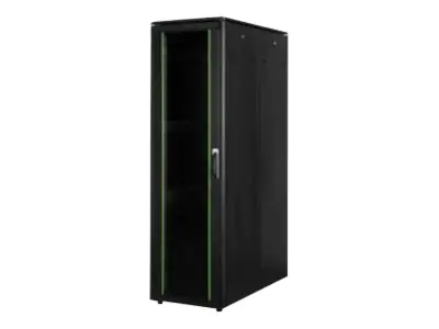 DIGITUS Professional Unique DN-19 42U-6/12-1B - Schrank Netzwerkschrank - Schwarz, RAL 9005 - 42HE - 48.3 cm (19")