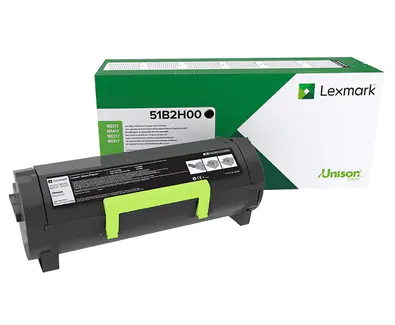 Lexmark - Hohe Ergiebigkeit - Schwarz - Original - Tonerpatrone LCCP, LRP - für Lexmark MS417dn, MX417de