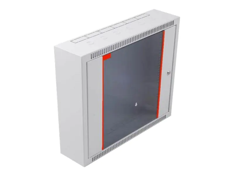 Techly Intellinet - Gehäuse - geeignet für Wandmontage - Grau, RAL 7035 - 12U - 48.3 cm (19") I-CASE EC-1230G