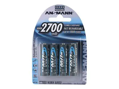 Ansmann Akku NiMH Energy AA Mignon LR6 2700 mAh 1,2V 2er Blister 5030852