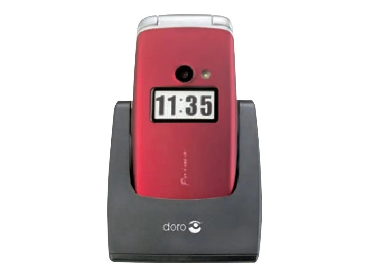Doro Primo 413 - Feature Phone - microSD slot - LCD-Anzeige - 320 x 240 Pixel - rear camera 2 MP - Rot