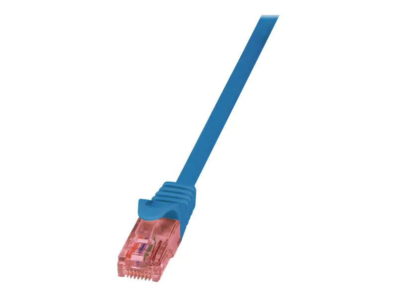 LogiLink PrimeLine - Patch-Kabel - RJ-45 (M) zu RJ-45 (M) - 5 m - SFTP, PiMF - CAT 6a - halogenfrei - Blau