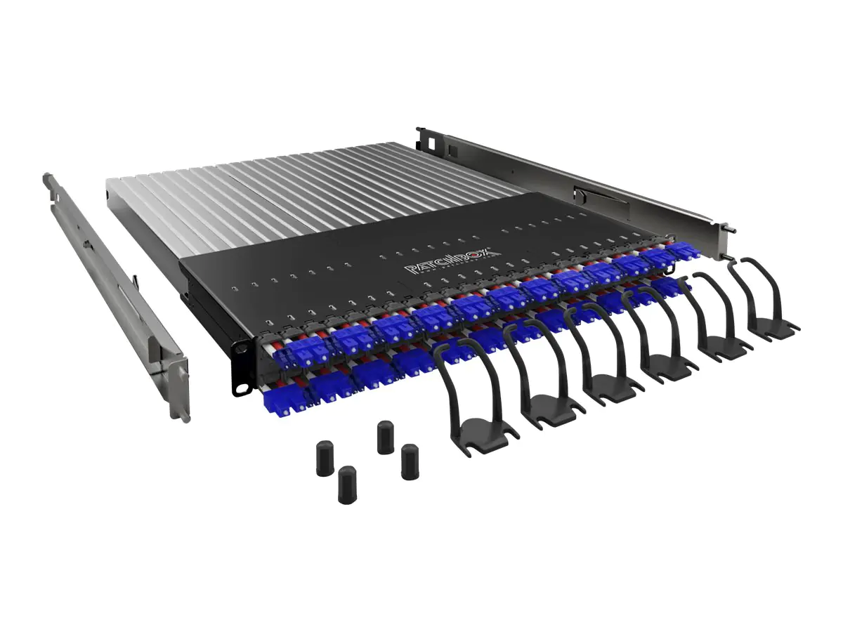 PATCHBOX PLUS+ SYSTEM OS2 LC-SC - Rack - Kabelführungssatz - 1U - 48.3 cm (19")