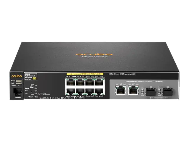 HP Switch 8 Desktop, an Rack montierbar,