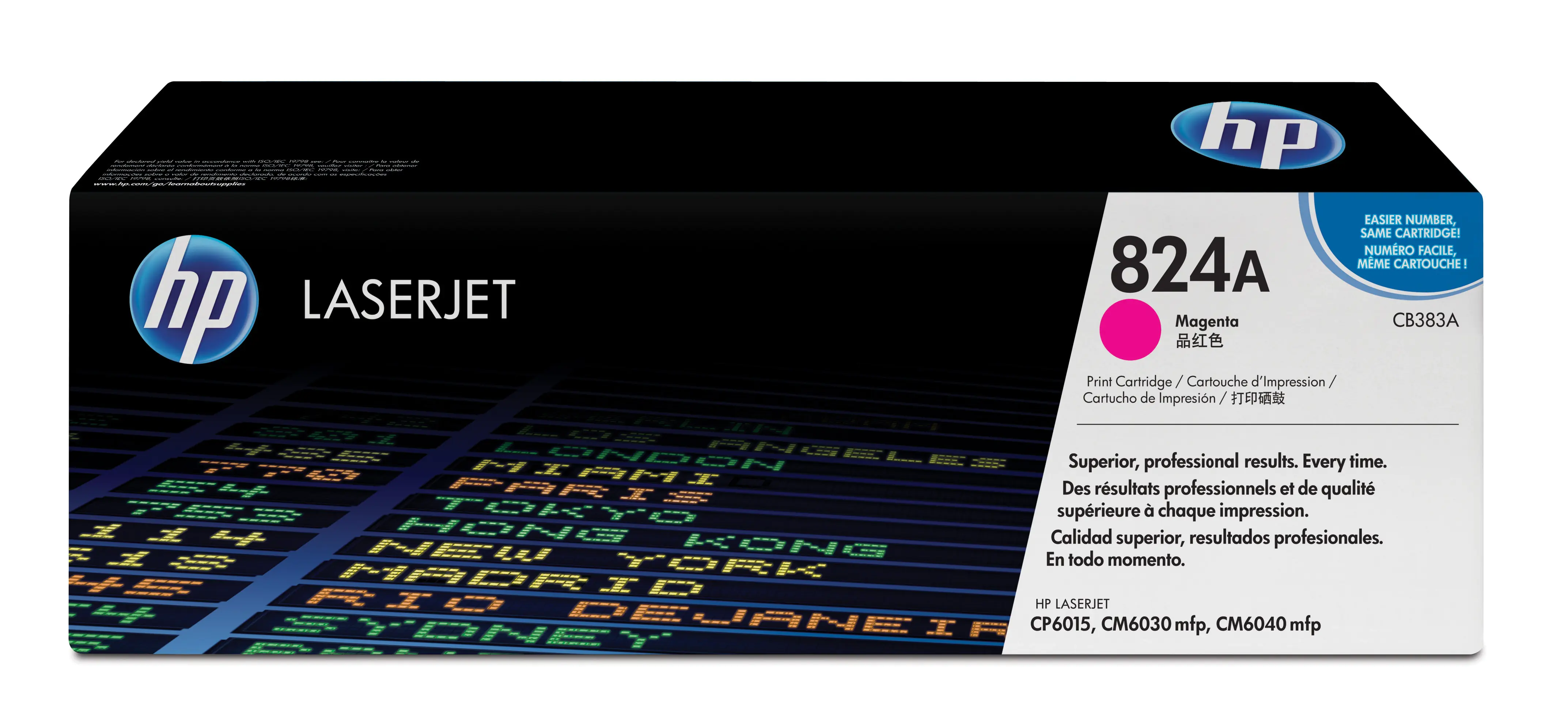 HP 824A - Magenta - original - LaserJet - Tonerpatrone (CB383A) - für Color LaserJet CM6040, CM6040f, CM6049f, CP6015de, CP6015dn, CP6015n, CP6015x, CP6015xh