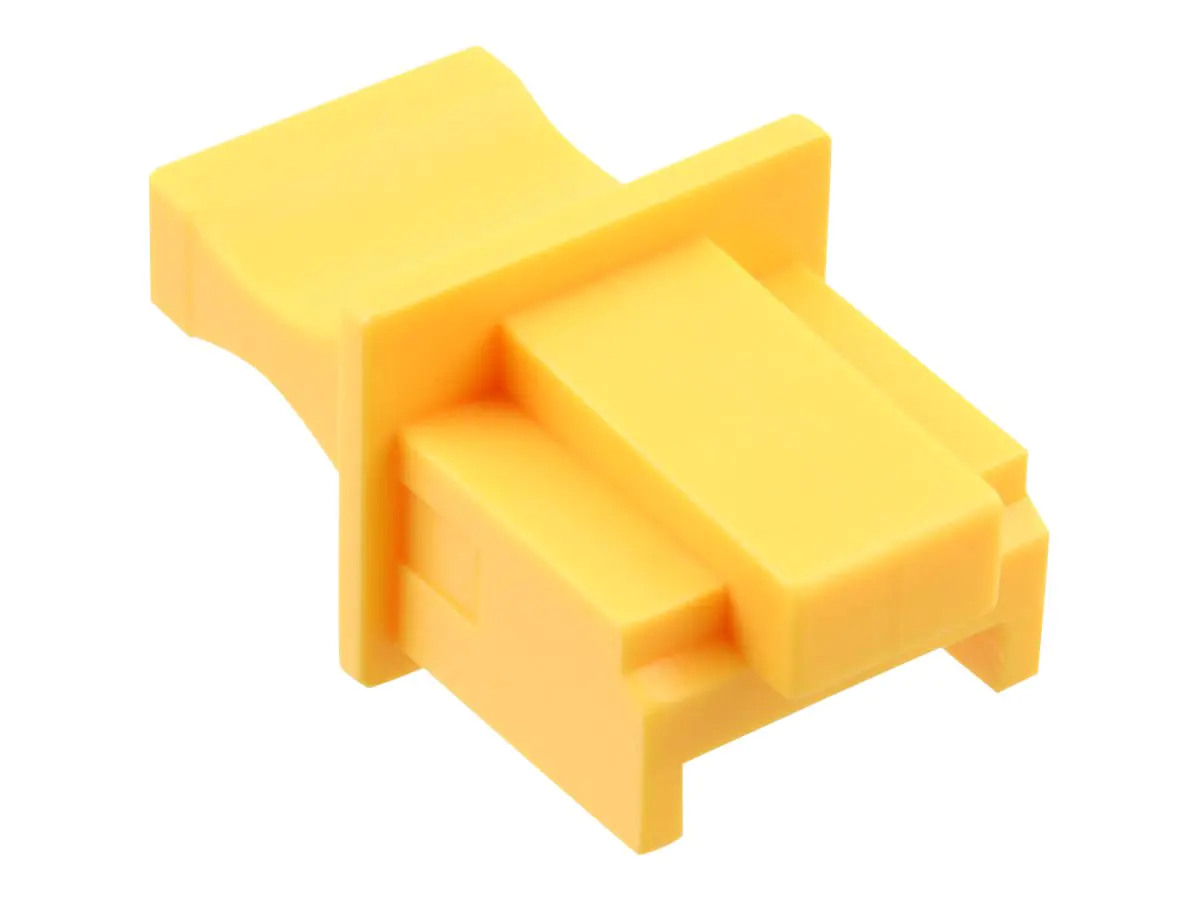 InLine - Stecker-Staubschutz - Gelb (Packung mit 100)