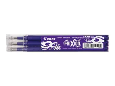 PILOT PEN Pilot FriXion Ball - Nachfüllpatrone - Violett - 0.7 mm - fein (Packung mit 3) BLS-FR7-V-S3