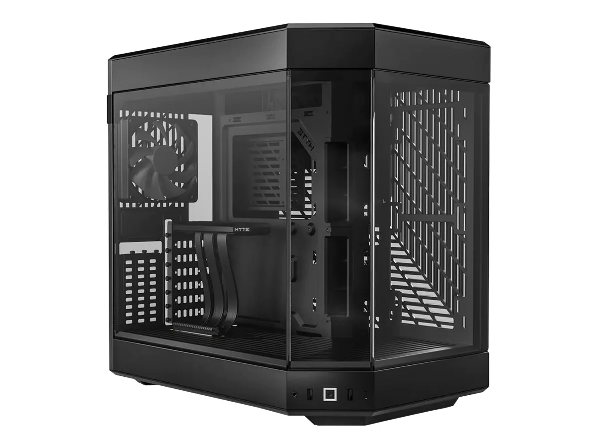 HYTE Y60 - Mid tower - E-ATX - Seitenteil mit Fenster (gehärtetes Glas) CS-HYTE-Y60-B
