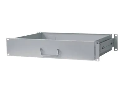 Intellinet 19" Drawer Shelf, 2U, Shelf Depth 350mm, Max 30kg, Grey, Three Year Warranty - Rack Storage Drawer - RAL 7035, Grau - 2U - 48.3 cm (19") 714921
