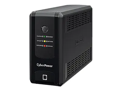 CyberPower UT Series UT850EG - USV - Wechselstrom 230 V - 425 Watt - 850 VA - 1-phasig - USB - Ausgangsanschlüsse: 3 - Schwarz