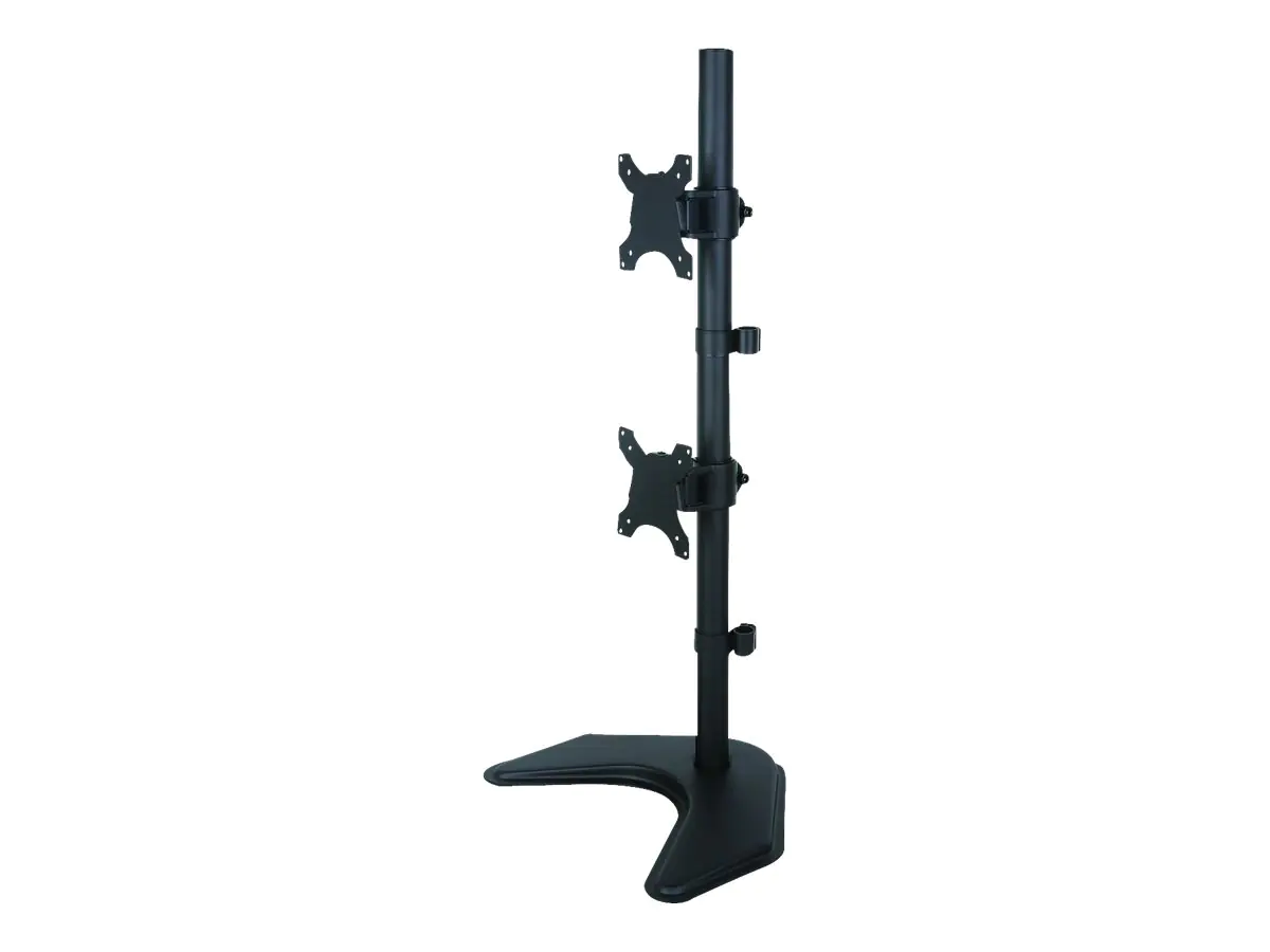 TECHly - Aufstellung - für 2 LCD-Displays - Schwarz - Bildschirmgröße: 33-68.6 cm (13"-27") - Schreibtisch