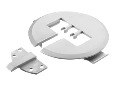 Bachmann KABELSCHLANGE Easy-Cover-I - Kabeltrasse-Montageset - Deckenmontage möglich - weiß