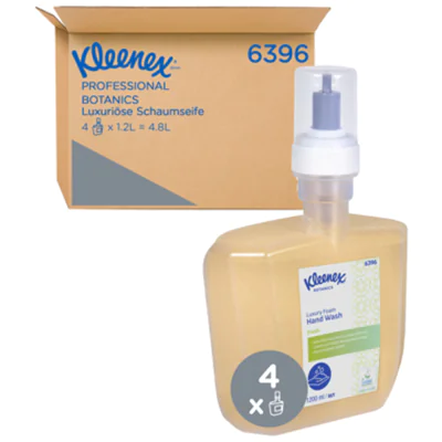 Kleenex® Schaumseife BotanicsT Fresh Luxus Kartusche Kunststoff 4 x 1,2 l/Pack.