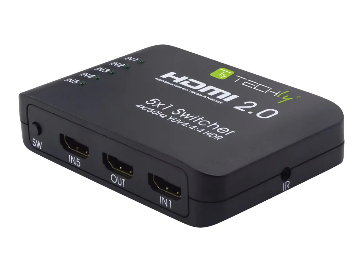 TECHly - Video-Schalter - 3 x HDMI - Desktop