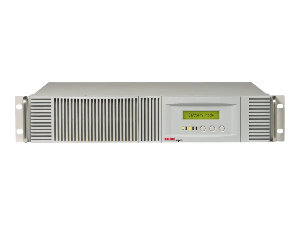 ROLINE ProSecure II 3000 RM2HE - USV (Rack - einbaufähig) - Wechselstrom 160 - 230 V - 2.1 kW - 3000 VA - RS-232, USB - Ausgangsanschlüsse: 4 - PFC - 2U - Grau