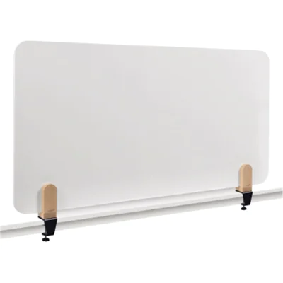 LEGAMASTER ELEMENTS Tischtrennwand Whiteboard 60x120cm Klammern, Schreibtisch-Trennwand, Weiß, 1200 x 11 mm, Stahl, Klemme, 4,8 cm 7-209911