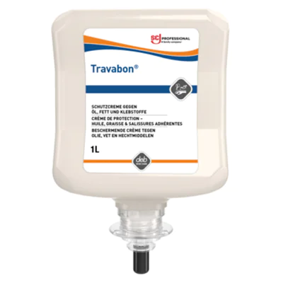 SC Johnson PROFESSIONAL Hautschutzcreme Travabon® parfümiert 5,3 silikonfrei Kartusche Kunststoff 1l