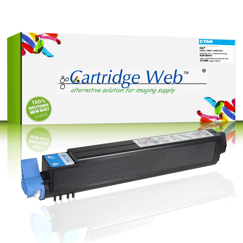 CartridgeWeb Toner kompatibel zu Oki 42918915 cyan 15.000 Seiten