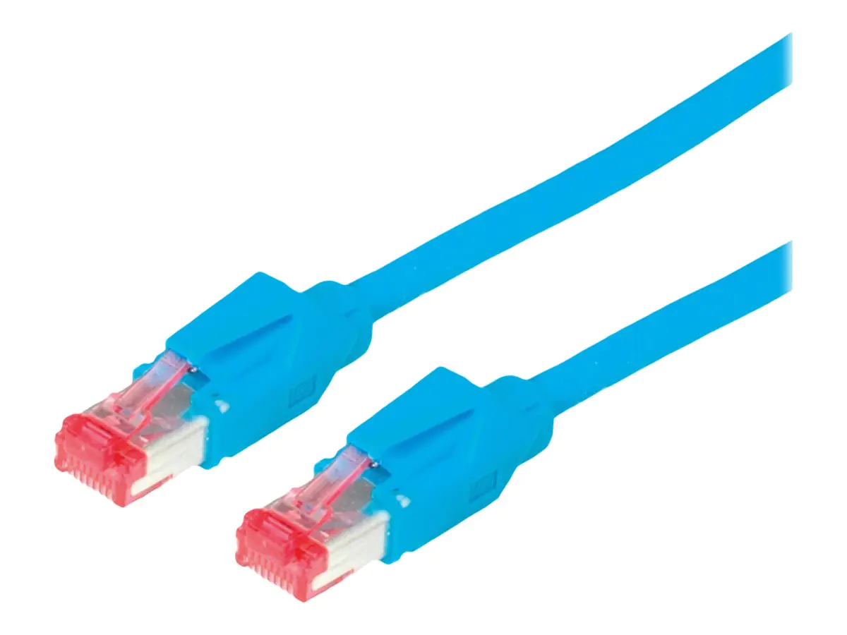 Secomp DRAKA UC600 SS27 - Patch-Kabel - RJ-45 (M) zu RJ-45 (M) - 1 m - SSTP-Kabel - CAT 6 - halogenfrei - Blau