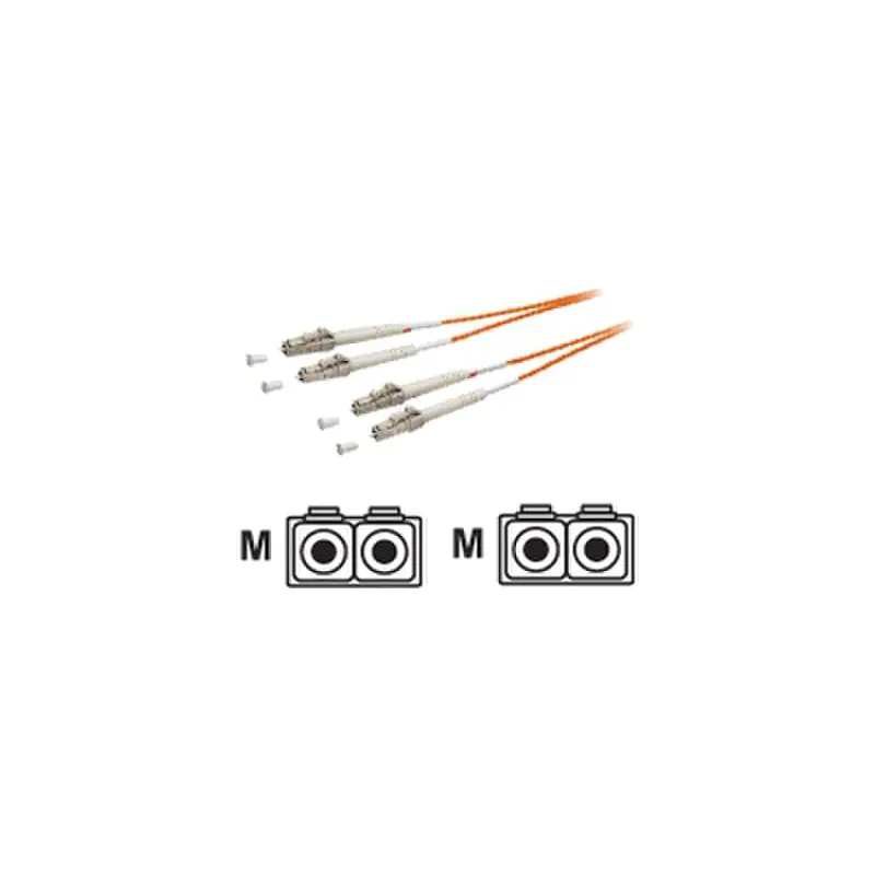 EFB-Elektronik ECOFIBER - Netzwerkkabel - LC Multi-Mode (M) zu LC Multi-Mode (M) - 10 m - Glasfaser - 50/125 Mikrometer - halogenfrei