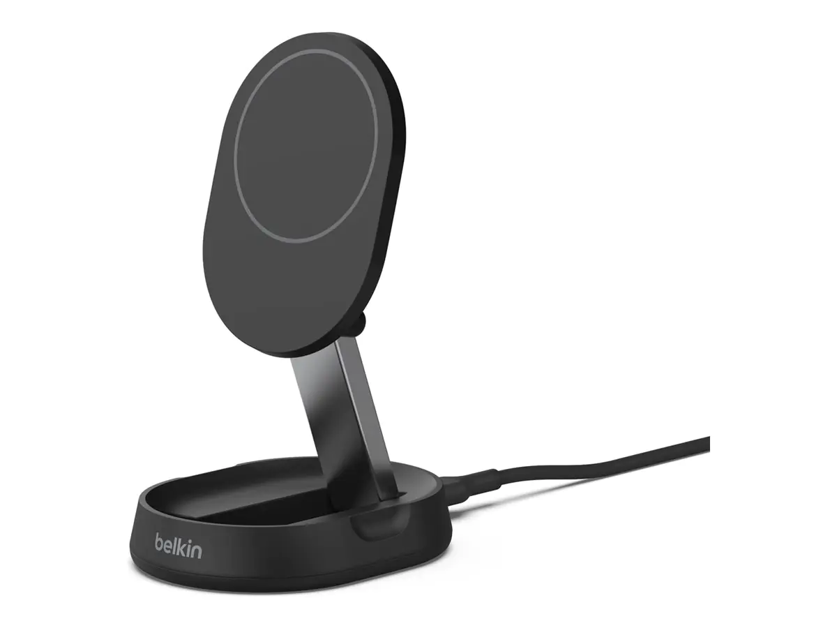 Belkin BoostCharge Pro - Kabelloses Ladegerät - magnetisch, wandelbar, mit Qi2 - 15 Watt - 3 A - Fast Charge - Schwarz