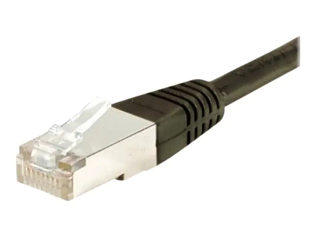 exertis Connect - Patch-Kabel - RJ-45 (M) zu RJ-45 (M) - 5 m - F/UTP (ScTP) - CAT 5e - Schwarz