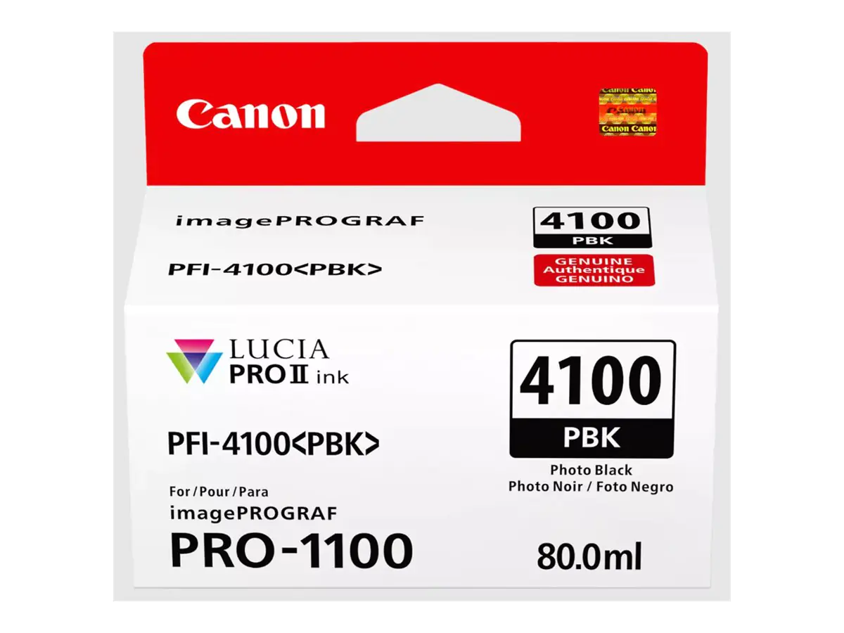 Canon Tinte 6777C001 PFI-4100 PBK Photo schwarz 80 ml