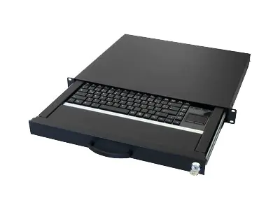 Aixcase AIX-19K1UKUSTP-B - Tastatur - 19", drawer, 1U