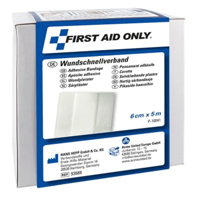 FIRST AID ONLY Wundpflaster 5 cm x 5 m (B x L) weiß
