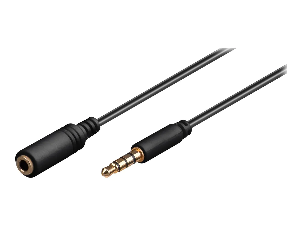 Goobay Headset-Erweiterungskabel - 4-poliger