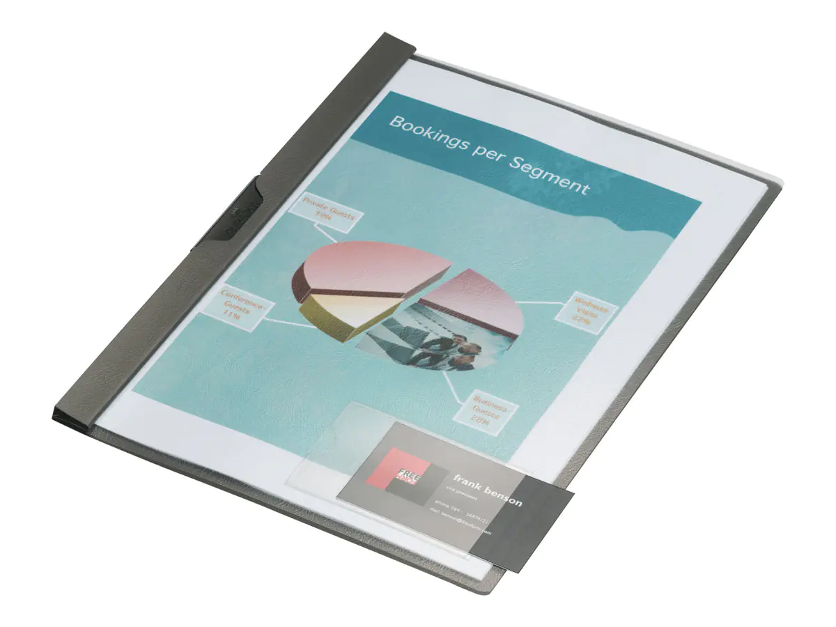 Durable POCKETFIX - Selbstklebende Tasche - für 57 x 90 mm - durchsichtig (Packung mit 100) 827919