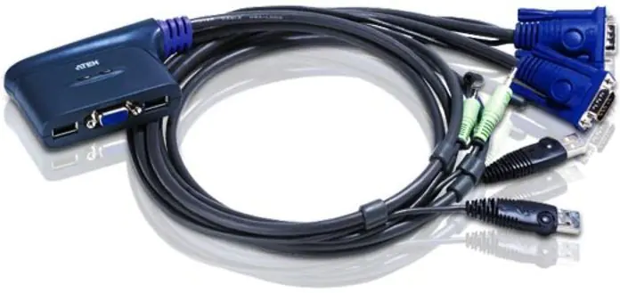 Aten KVM-/USB-Switch CS62US-AT 2-port Desktop