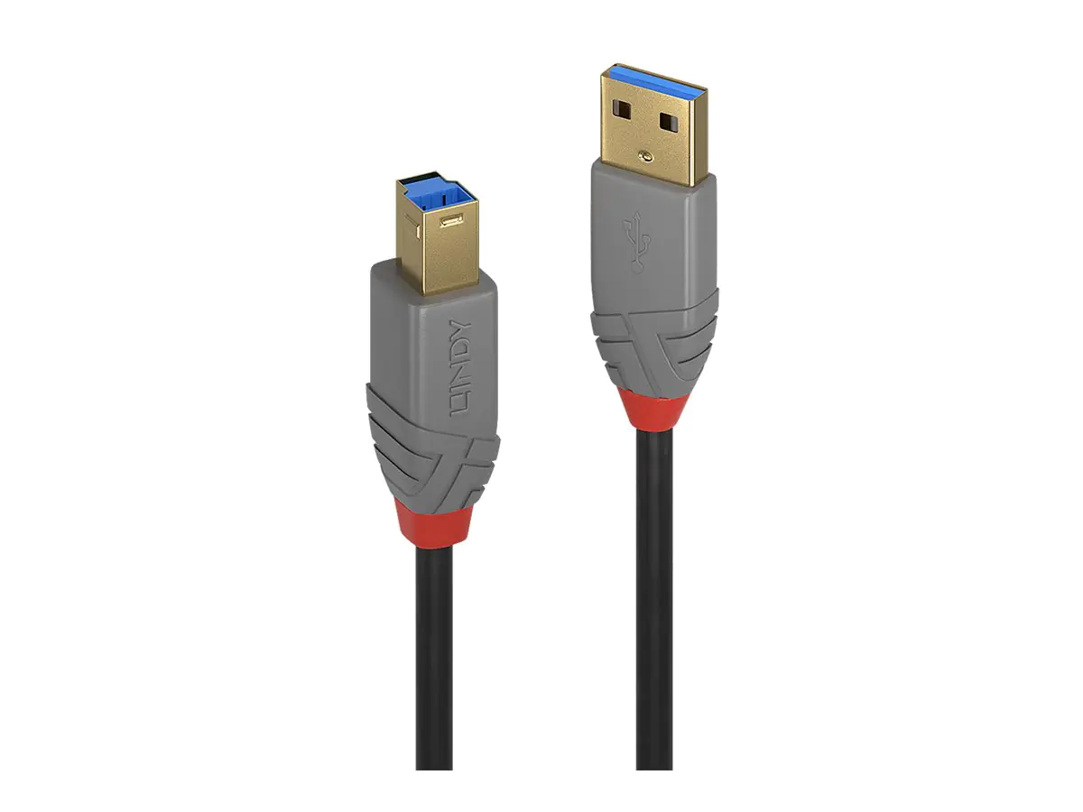Lindy Anthra Line - USB-Kabel - USB Typ A (M) zu USB Type B (M) - USB 3.0 - 50 cm
