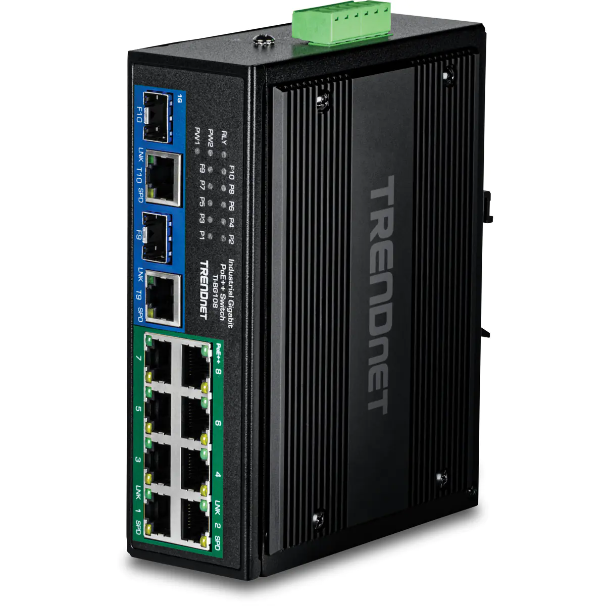 TRENDnet 10-PORT INDUSTRIAL GIGABIT 400W - Switch - 1 Gbps