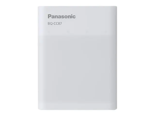 Panasonic eneloop Smart & Quick BQ-CC87 - 2.25-6 hr Batterieladegerät - (für 1 - 4 AA/AAA) 4 x AA-Typ - NiMH - 2100 mAh (USB)