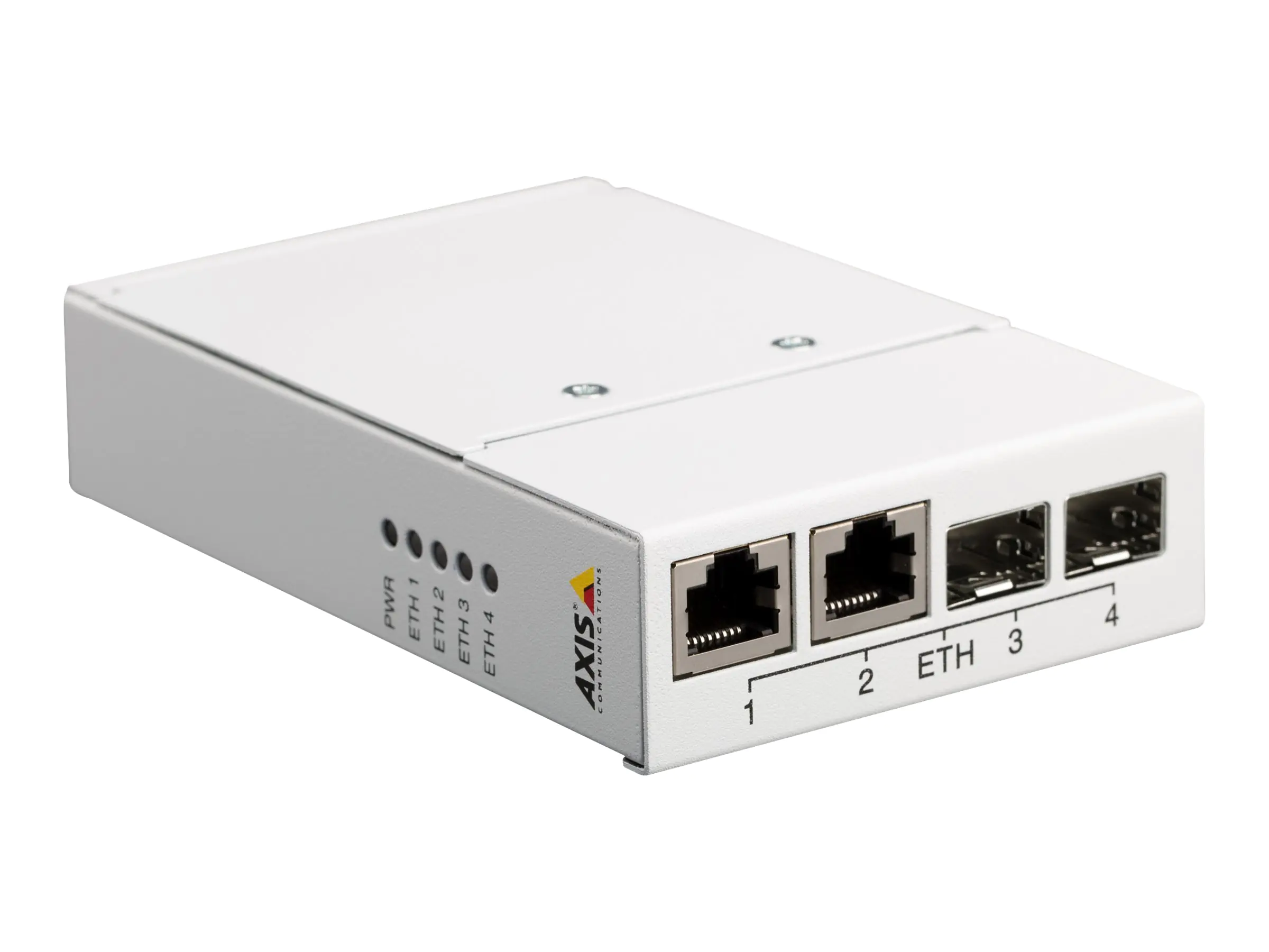 AXIS T8604 Media Converter Switch - Medienkonverter - 1GbE - 10Base-T, 100Base-TX, 1000Base-X, 100Base-X - 2 Anschlüsse - RJ-45 / SFP (mini-GBIC) - für AXIS P1385-E, P1455-LE, P1455-LE-3, P3818-PVE, Q1942-E, Q3538-SLVE