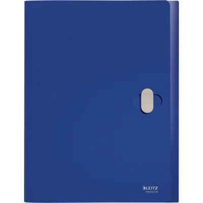 Leitz Heftbox Recycle 25,4 x 33 cm (B x H) DIN A4 38mm Sicherheitsverschluss Kunststoff, 80 % recycelt blau