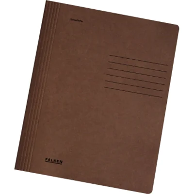 Falken Schnellhefter 26001184 A4 Karton dunkelbraun