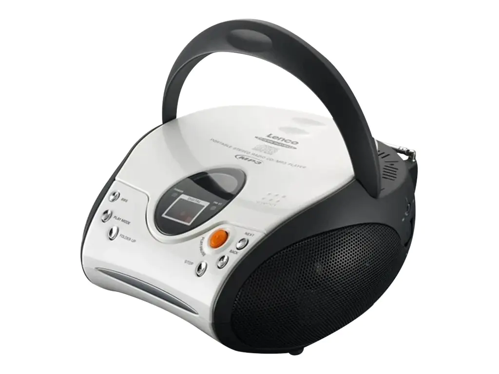 Lenco SCD-24 - Ghettoblaster - 2 Watt - Schwarz, Silber