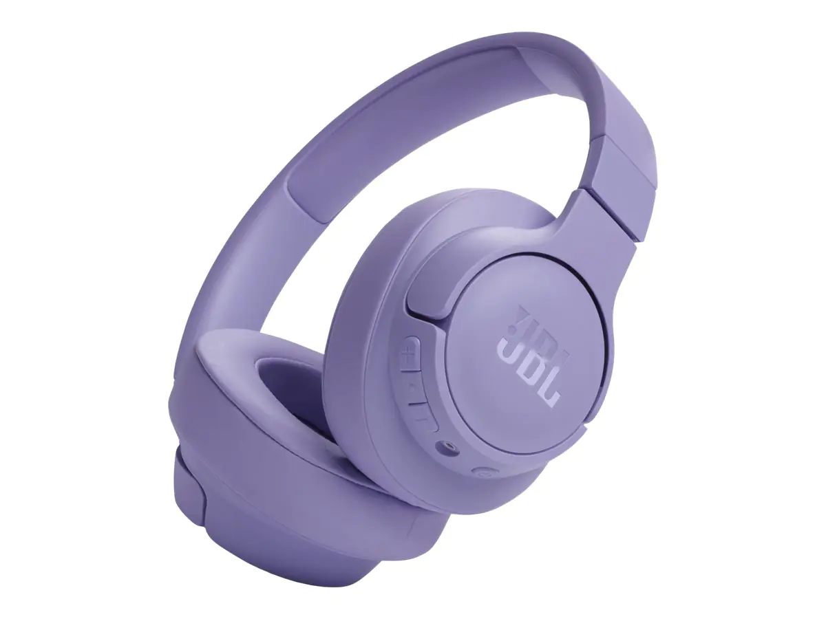 JBL TUNE 720BT - Kopfhörer mit Mikrofon - ohrumschließend - Bluetooth - kabellos, kabelgebunden - 3,5 mm Stecker - lila