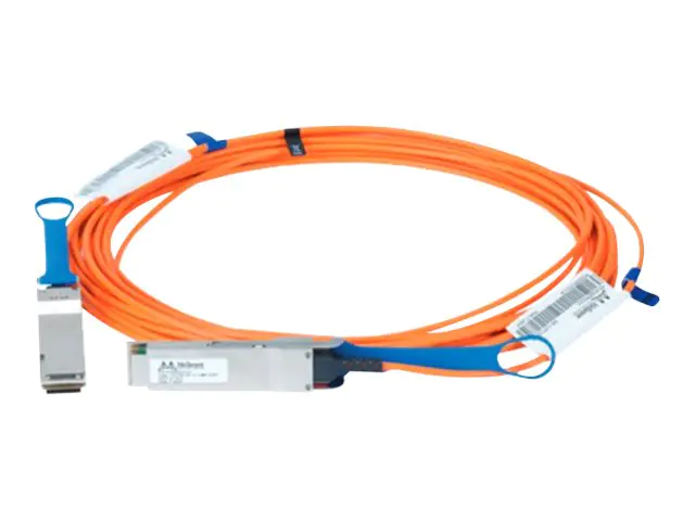 NVIDIA LinkX 100Gb/s VCSEL-Based Active Optical Cables - InfiniBand-Kabel - QSFP zu QSFP - 30 m - Glasfaser - SFF-8665/IEEE 802.3bm - aktiv, halogenfrei